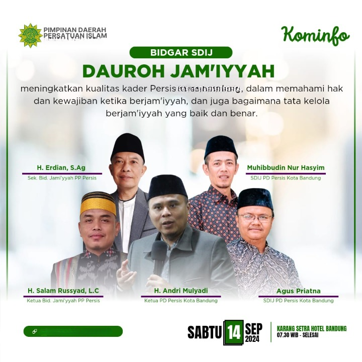 Dauroh Jamiyyah SDIJ PD PERSIS Kabupaten Simalungun